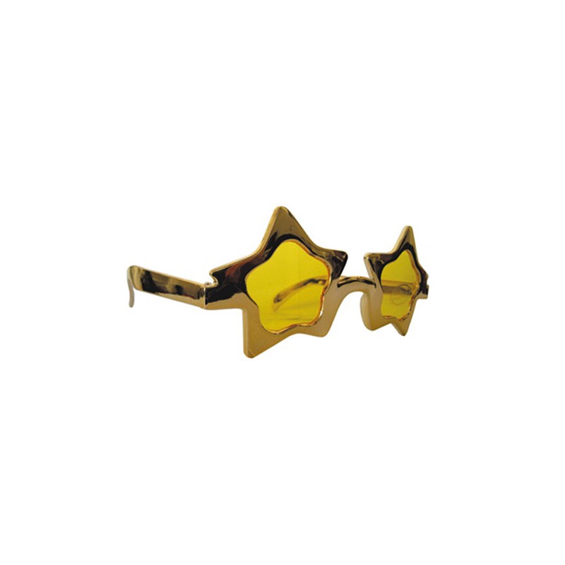 Lunettes étoiles dorées