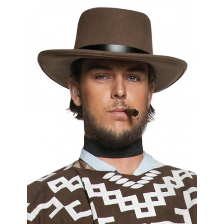 Chapeau de cowboy, costume western Clint Eastwood adulte - BZ261A Chapeau de cowboy, costume western Clint Eastwood adulte - BZ261A
