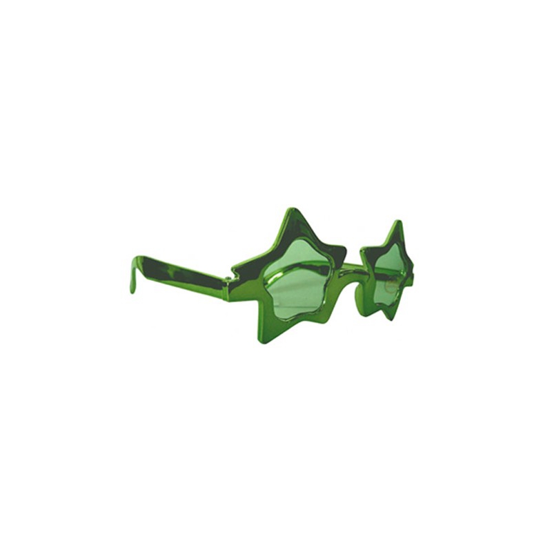 Lunettes étoiles verte
