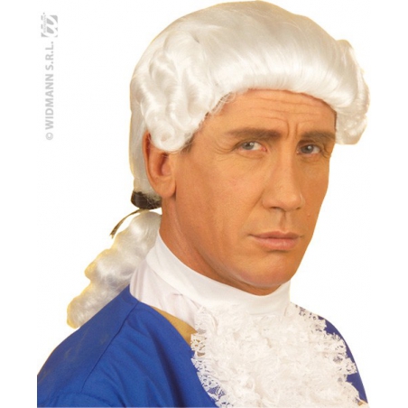 Perruque de marquis pour homme, cheveux blancs haute qualité Perruque de marquis pour homme, cheveux blancs haute qualité