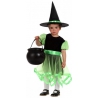 déguisement halloween pour bébé, sorcière verte 0-6 mois