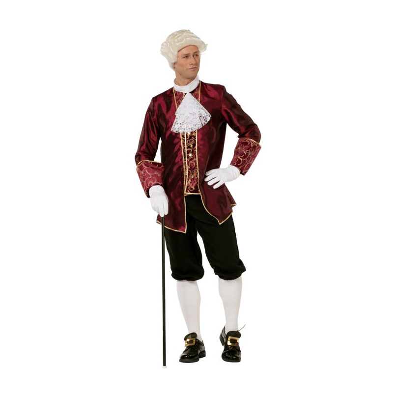 Déguisement marquis bordeaux homme également disponible en grandes tailles - SA012S