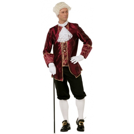 Déguisement marquis bordeaux homme également disponible en grandes tailles - SA012S Déguisement marquis bordeaux homme également disponible en grandes tailles - SA012S