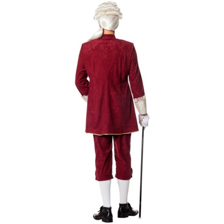 Déguisement marquis bordeaux luxe adulte - costume venitien homme