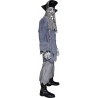 Costume de pirate maudit avec masque en latex et dreadlocks, déguisement homme zombie Costume de pirate maudit avec masque en latex et dreadlocks, déguisement homme zombie
