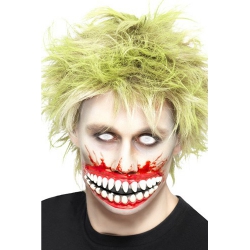 Bouche de zombie en latex, maquillage gore et zombie