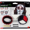 Maquillage halloween pour femme, maquillage squelette du jour des morts Maquillage halloween pour femme, maquillage squelette du jour des morts