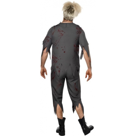 Déguisement de zombie pour homme, uniforme d'écolier zombie halloween Déguisement de zombie pour homme, uniforme d'écolier zombie halloween