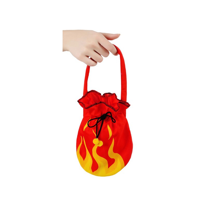 Sac avec flammes - accessoire déguisement de diablesse halloween