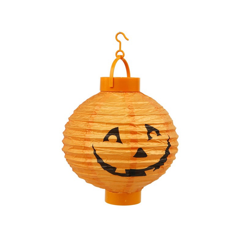 Lanterne citrouille lumineuse 20 cm - lampion halloween