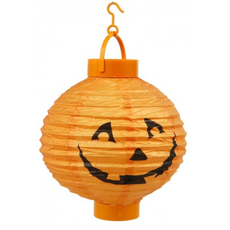 Lanterne citrouille lumineuse 20 cm - lampion halloween