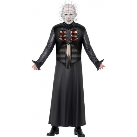 Déguisement haillraiser pinhead adulte, incarnez ce personnage de film d'horreur pour Halloween