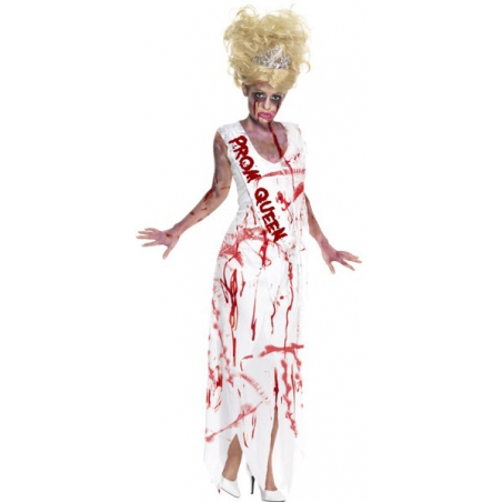 Déguisement reine de promo zombie femme - costume halloween