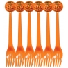 6 fourchettes halloween, invitez les citrouilles à votre décoration de table