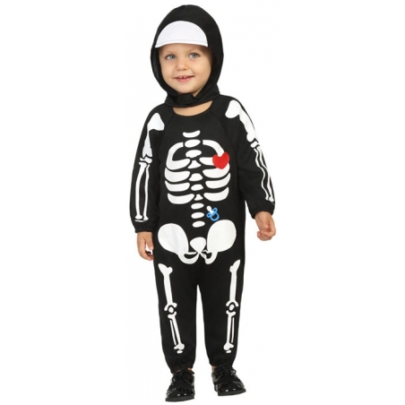 Déguisement bébé squelette