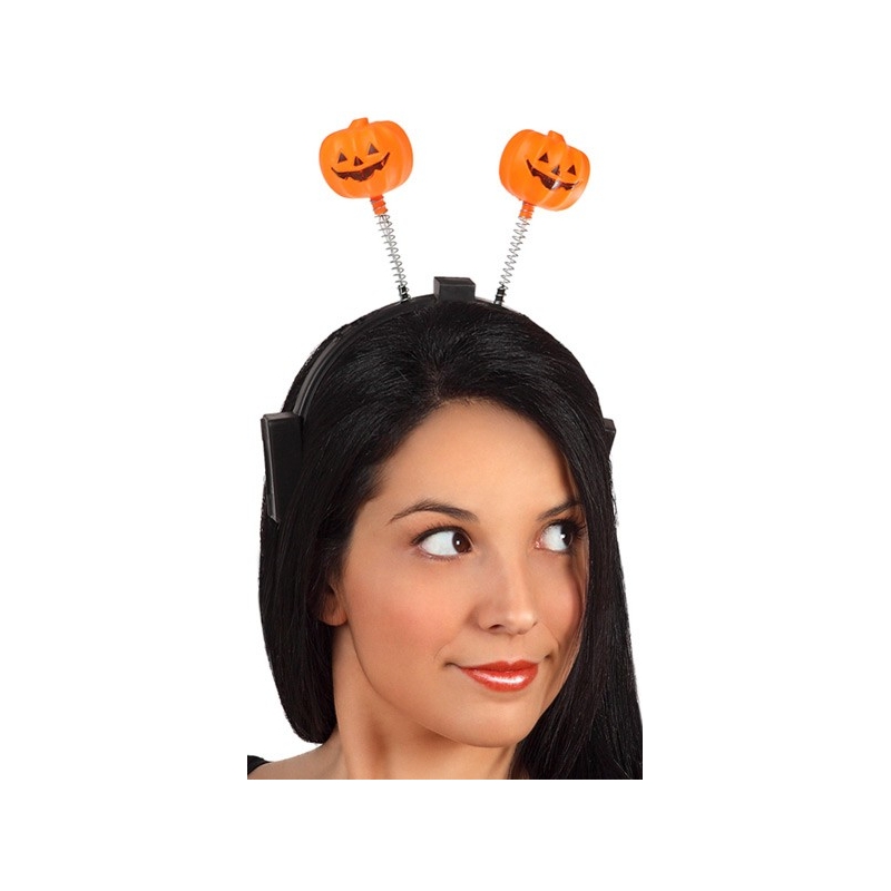 Serre-tête citrouille halloween