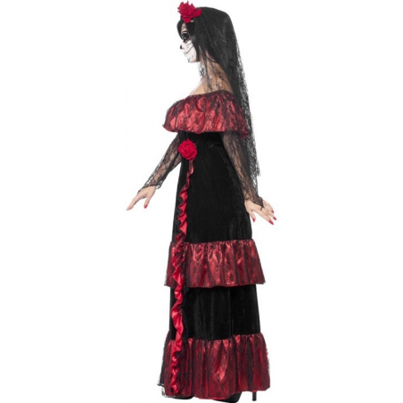 Déguisement mexicain pour femme, mariée mexicaine halloween - costume sorcière et squelette Déguisement mexicain pour femme, mariée mexicaine halloween - costume sorcière et squelette