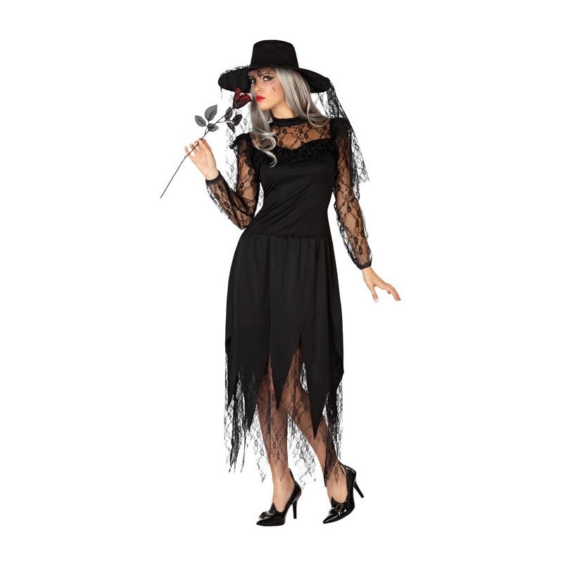 déguisement veuve noire, la beauté fatale d'halloween - deguisements sorcières adultes