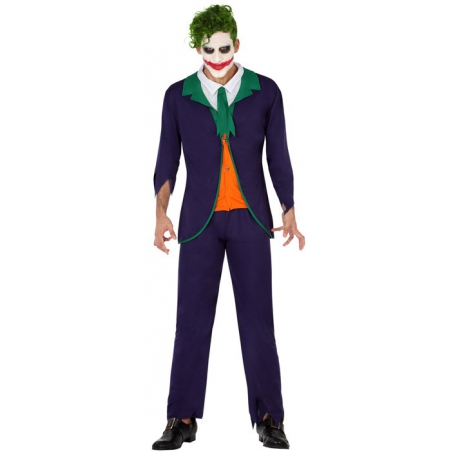 déguisement de Joker pour homme, costume super-héros et halloween déguisement de Joker pour homme, costume super-héros et halloween