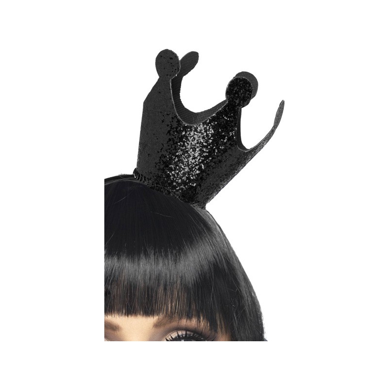 couronne de reine noire, accessoire déguisement halloween