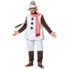 Costume de bonhomme de neige grande taille pour homme disponible en tailles XXL et XXXL