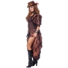 Costume d'époque victorienne pour femme, robe steampunk et boléro