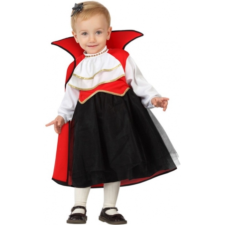 Déguisement de vampire pour bébé, déguisez votre petite fille en vampire pour halloween - déguisement pour bébé de 0 à 2 ans