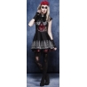 Robe squelette fête des morts mexicaine - costume halloween sexy