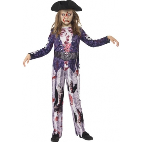 Déguisement pirate zombie fille