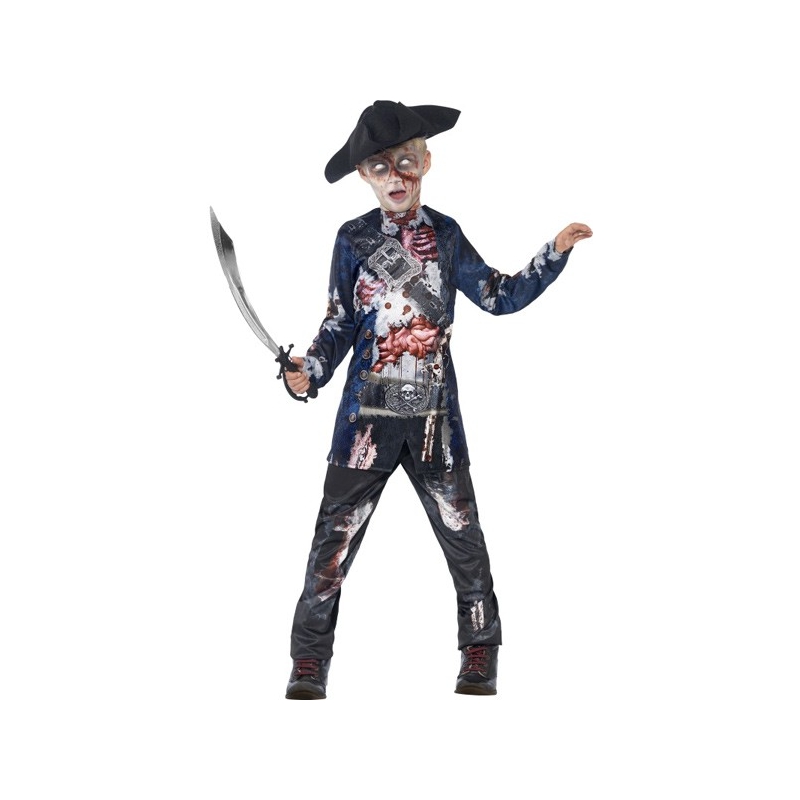 Déguisement pirate zombie enfant