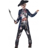 Déguisement de pirate zombie pour garçon avec haut, pantalon et chapeau de pirate