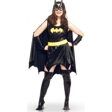 Déguisement Batgirl en taille XXL pour femme, incarnez la célèbre héroïne des comics Batman