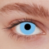 Paire de lentilles bleues - lentilles fantaisie iris bleu