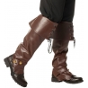 Sur-bottes marron luxe, idéale pour accessoiriser un déguisement steampunk ou pirate