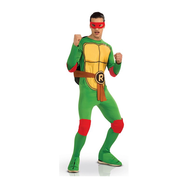 Déguisement Tortue Ninja Raphael pour adulte, incarnez ce personnage du célèbre dessin animé des années 80