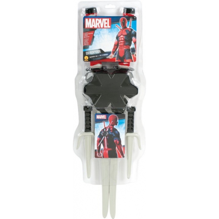 Sabres et saïs pour déguisement Deadpool - ZA037A Sabres et saïs pour déguisement Deadpool - ZA037A