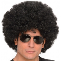 Perruque afro noire années 70, adoptez la coupe afro