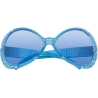 Lunettes bleues avec strass - NA009ABL