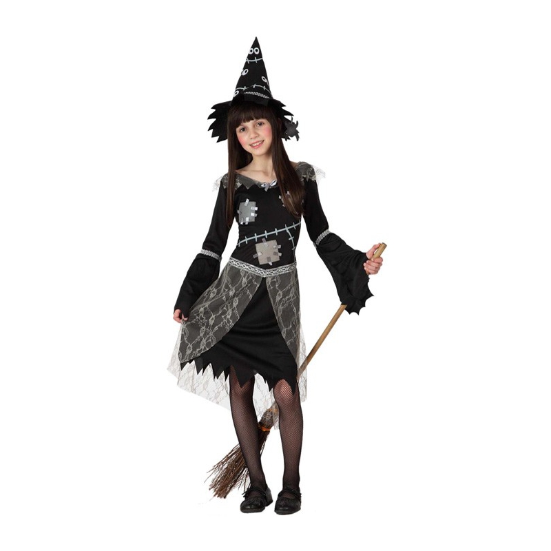 Costume Halloween pour fille en sorcière 10/12 ans REF/98154