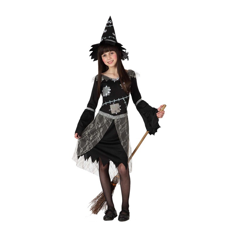 déguisement de sorcière pour fille de 3 à 12 ans avec robe et chapeau - magie et sorcellerie & Halloween