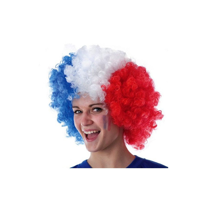 perruque tricolore France 180 gr - FA116A