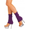 Jambières violettes adulte, matière élastique - taille unique