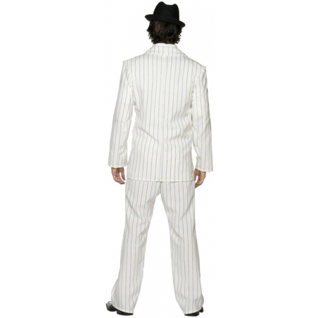 Costume gangster blanc pour homme - BZ298S