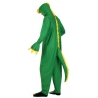 Déguisement dragon vert pour homme combinaison à capuche avec queue - costume animal