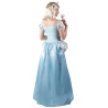 Costume princesse Cendrillon adulte, longue robe avec couronne - thème princes et princesses Costume princesse Cendrillon adulte, longue robe avec couronne - thème princes et princesses
