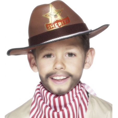 Chapeau de shérrif enfant - accessoire costume western