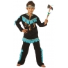 déguisement indien bleu et noir pour garçons et adolescents - costume indien wishbone