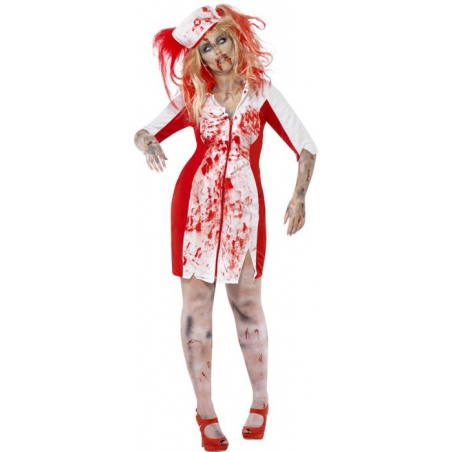 Déguisement d'infirmière zombie pour femme disponible grandes tailles pour halloween