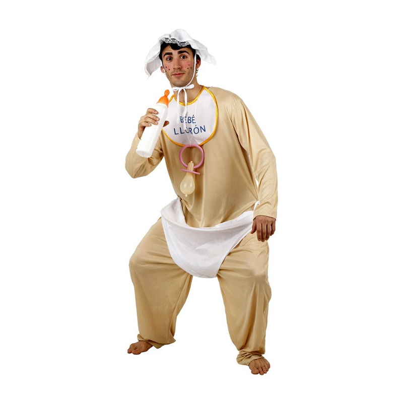 Déguisement de bébé pour enterrement de vie de garçon (Taille unique M/L)