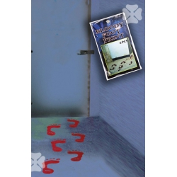 Traces de pieds en sang, apportez un côté gore à votre déco d'halloween 